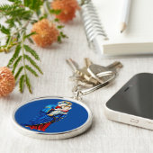 ヴァージンメアリーとベビーイエス キーホルダー (側面)