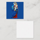 ヴァージンメアリーとベビーイエス スクエア名刺 (正面/裏面)