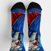 ヴァージンメアリーとベビーイエス ソックス (上部)