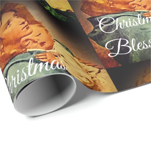 ヴァージンメアリーと子クリスマス ラッピングペーパー (ロールコーナー)