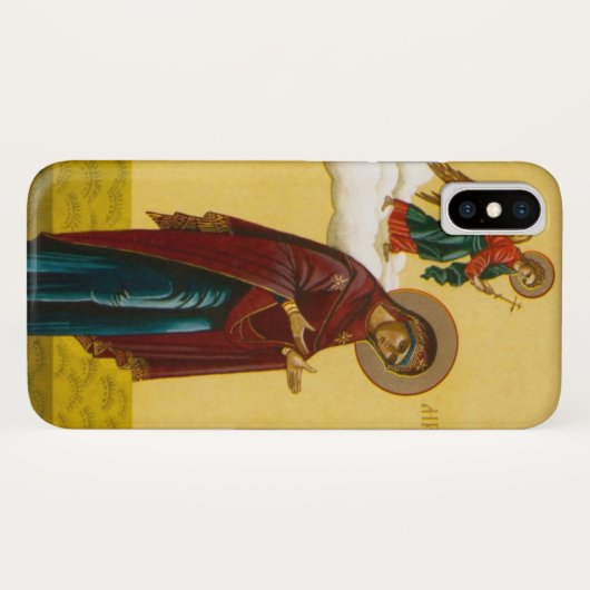 ヴァージンメアリーのアイロシアのコン Case-Mate iPhoneケース (裏面(横))