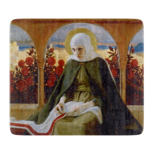 ヴァージンメアリーのバラガーデン（アルバート・エーデルフェルト） カッティングボード (正面)