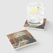 ヴァージンメアリーのバラガーデン（アルバート・エーデルフェルト） ストーンコースター (横)