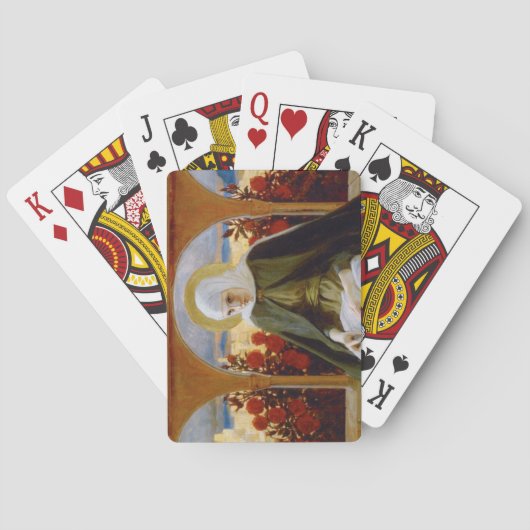 ヴァージンメアリーのバラガーデン（アルバート・エーデルフェルト） トランプ (裏面)