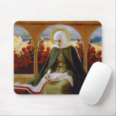 ヴァージンメアリーのバラガーデン（アルバート・エーデルフェルト） マウスパッド (マウス)