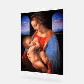 ヴァージンメアリーはキリストの子供を母乳で送る–324 アクリルサイン (傾斜)