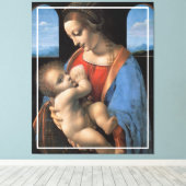 ヴァージンメアリーはキリストの子供を母乳で送る–324 キャンバスプリント (インサイチュ (ウッドフロア))
