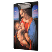 ヴァージンメアリーはキリストの子供を母乳で送る–324 クリップボード (左)