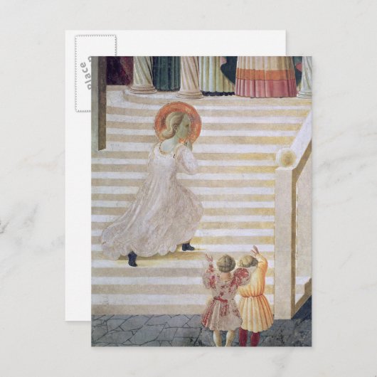 ヴァージンメアリーは階段を上った ポストカード (正面/裏面)