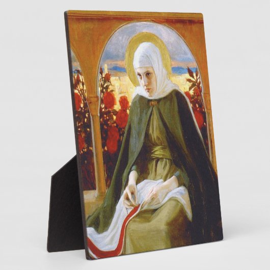 ヴァージンメアリーインザバラガーデンバイエーデルフェルトアルバート フォトプラーク (側面)