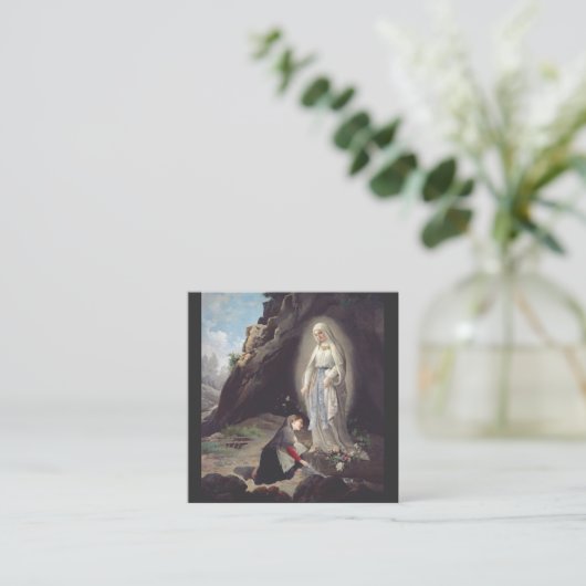 ヴァージンメアリーオブルーデス スクエア名刺 (スタンド正面)