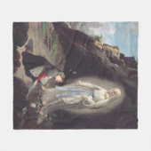 ヴァージンメアリーオブルーデス フリースブランケット (正面(横))