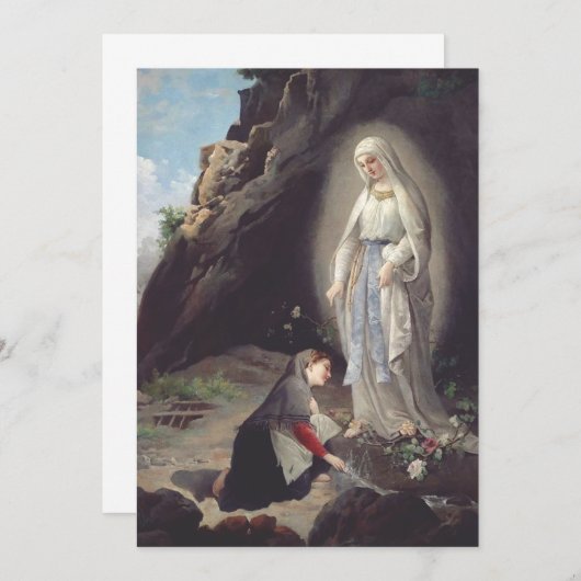 ヴァージンメアリーオブルーデス 招待状 (正面/裏面)