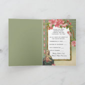 ヴァージンメアリーカトリックスピリチュアルブーケ祈りの言葉カード カード (内部)