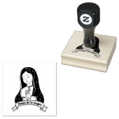 ヴァージンメアリーグアダルーペ信教カトリック ラバースタンプ (押印)