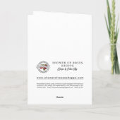 ヴァージンメアリーグアダルーペ宗教ヴィンテージバラ カード (裏面)