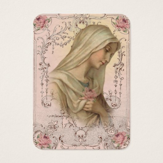 ヴァージンメアリースピリチュアルブーケ祈りの言葉ホーリーカード (正面)