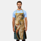 ヴァージンメアリーチャイルドヴィンテージ画家 エプロン (着用した状態)