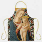 ヴァージンメアリーチャイルドヴィンテージ画家 エプロン (正面)