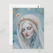 ヴァージンメアリーハガキ ポストカード (正面/裏面)
