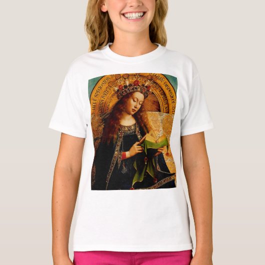 ヴァージンメアリーバイヤンヴァンエイク Tシャツ (正面)