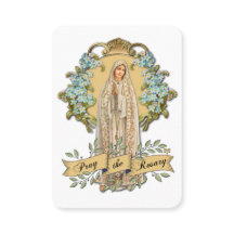 ヴァージンメアリーファティマ祈りの言葉ロザリーカトリックフローラ