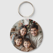 ヴァージンメアリーファミリー写真可愛い キーホルダー (裏面)