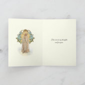 ヴァージンメアリーファーティマの私達の女性の宗教フローラ カード (内部)