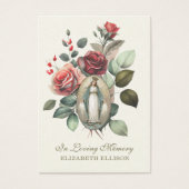 ヴァージンメアリーフローラバラ葬儀祈りの言葉 (正面)