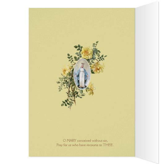 ヴァージンメアリーフローラロザリオ誕生日宗教 (内側 (左))