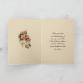 ヴァージンメアリーフローラ命日Loved One カード (内部)