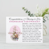 ヴァージンメアリーベビーイエスカトリック祈りの言葉 カード (スタンド正面)