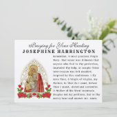 ヴァージンメアリーベビーイエスカトリック祈りの言葉 カード (スタンド正面)