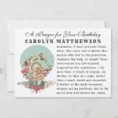 ヴァージンメアリーベビーイエスカトリック祈りの言葉 カード (正面)