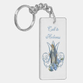 ヴァージンメアリーメモワカトリック宗教祈りの言葉 キーホルダー (正面左)