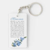 ヴァージンメアリーメモワカトリック宗教祈りの言葉 キーホルダー (裏面)