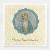 ヴァージンメアリーリーブルーターコイズ金ゴールドマザー (正面)