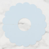 ヴァージンメアリーレディーオブグレースブルーフローラ水彩 ワイングラスタグ (裏面)