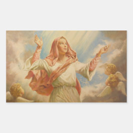 ヴァージンメアリー仮定 長方形シール