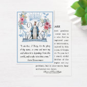 ヴァージンメアリー宗教的カトリックの暗記祈りの言葉 (デスク)