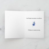 ヴァージンメアリー祈りの言葉よくパーソナライズを取得 カード (内部)