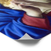 ヴァージンメアリー祈りの言葉ポスター ポスター (角)