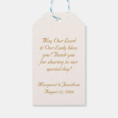 ヴァージンメアリー結婚式の引き出物ラベル ギフトタグ (裏面)