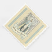 ヴァージンメアリー誕生日恵みレースベージュ色ホワイト (コーナー)