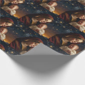 ヴァージンメアリー&イエスキリスト出生 ラッピングペーパー (角)