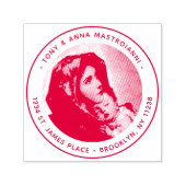 ヴァージンメアリー&イエズクリスマス差出人住所 セルフインキングスタンプ (デザイン)