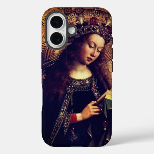 ヴァージンメアリー – ゲント・アルタルピーチbyヤン・ヴァン・アイク Case-Mate iPhoneケース (裏面)
