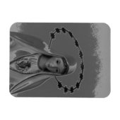 ヴァージンメアリー、メアリーの汚れなきハート マグネット (横)