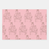 ヴァージンメアリー、ラッピング紙フラットシートセット3 ラッピングペーパーシート (正面2)