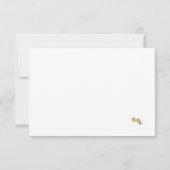 ヴァージンメアリ結婚カソリックの応答カード 出欠カード (裏面)